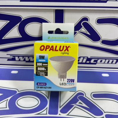 FOCO LED DICROICO LUZ BLANCA - 9W GU5.3