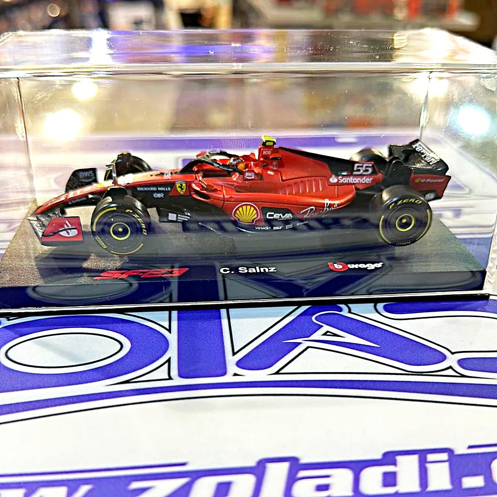 02416 SF23 CARLOS SAINZ #55 FERRARI (ACRILICO CON CASCO)