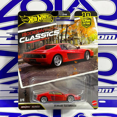 FERRARI TESTAROSSA MODERN CLASSICS - Hot Wheels Premium - Zoladi Perú