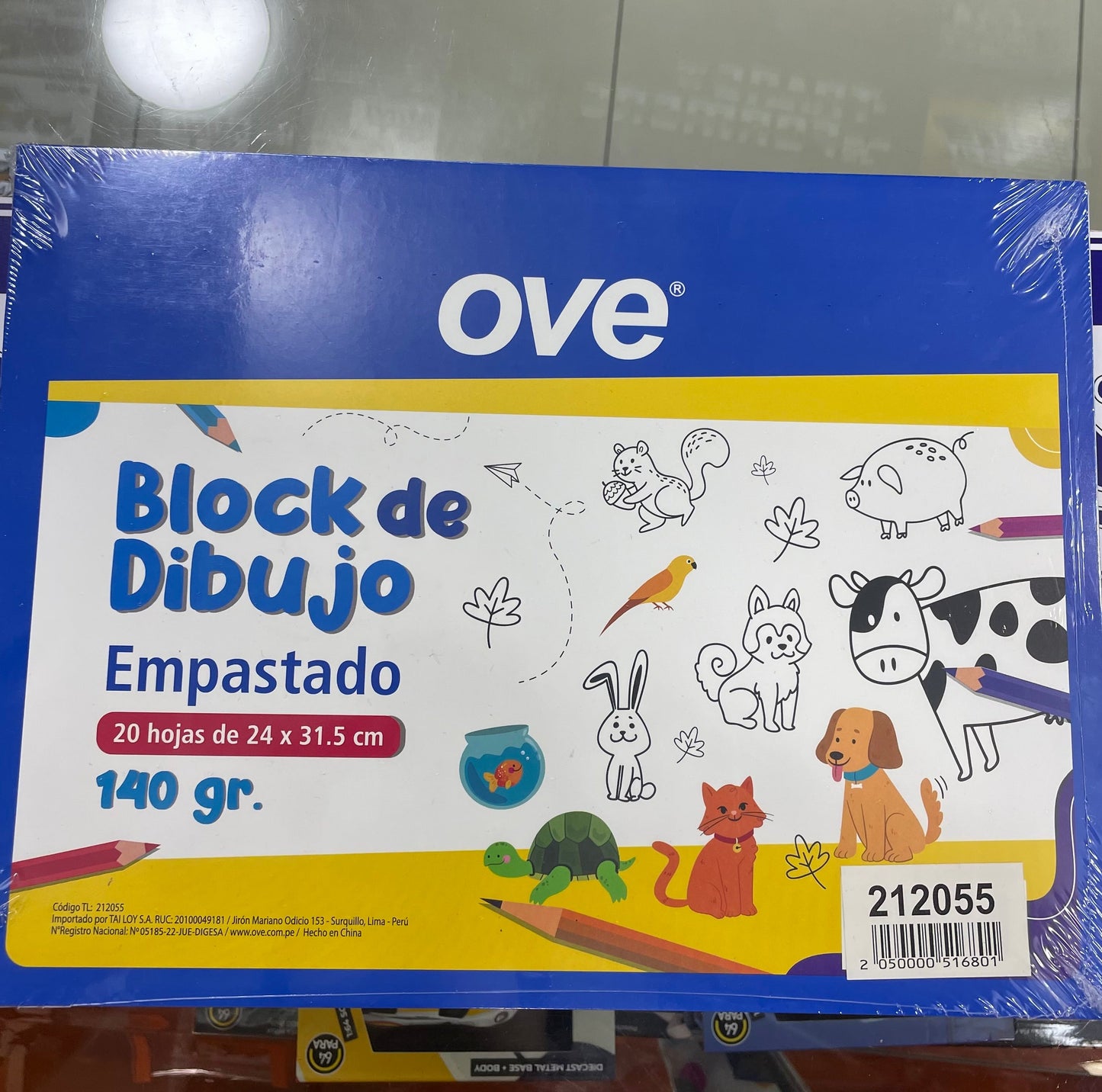 BLOCK DE DIBUJO OVE