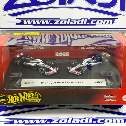 JMM97 MONEYGRAM HAAS FORMULA 1 TEAM ESTEBAN OCON Y OLIVER BEARMAN PACK