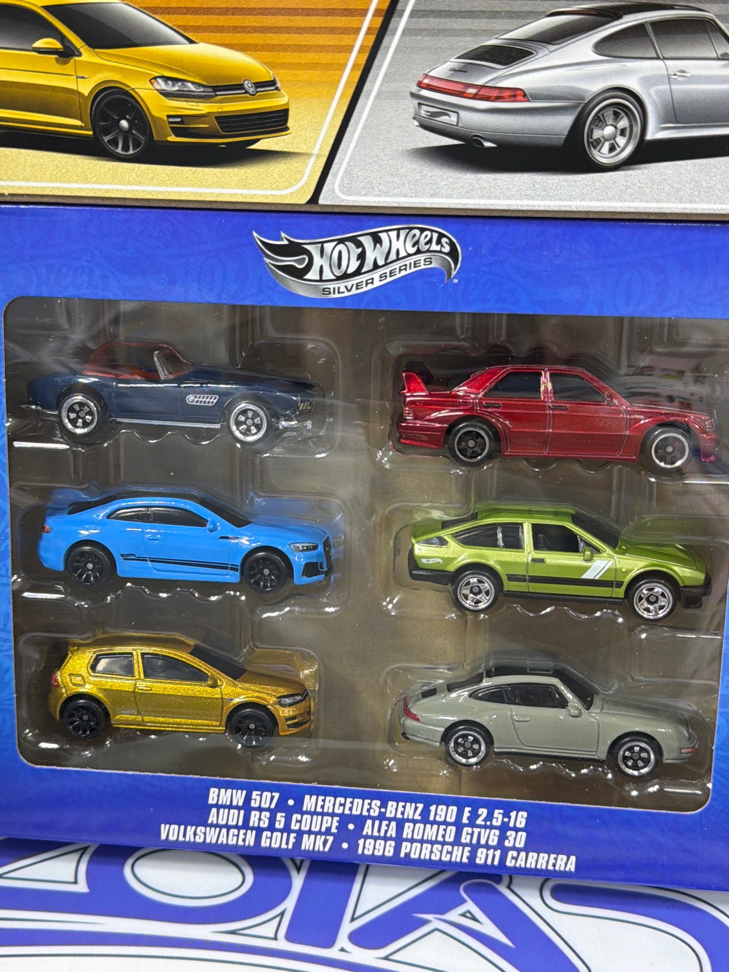 JBY79 PACK EUROPEO SILVER SERIE HOTWHEELS