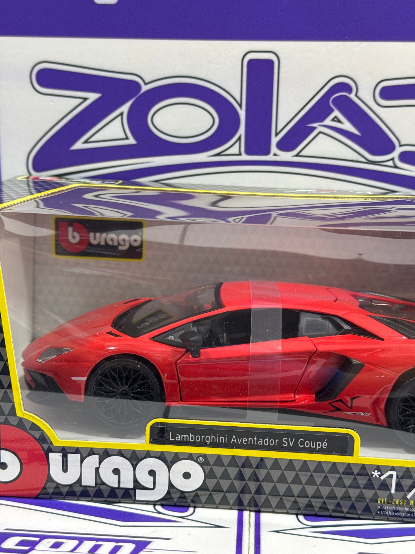 12327 21079 LAMBORGHINI AVENTADOR SV COUPE 1/24 BURAGO