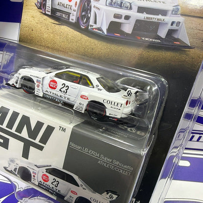 1059 MINIGT NISSAN SKYLINE R34 SUPER SILHOUETTE