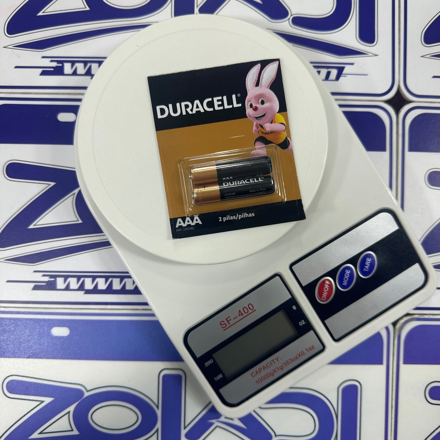 PACK DE BALANZA CON PILAS AAA DURACELL
