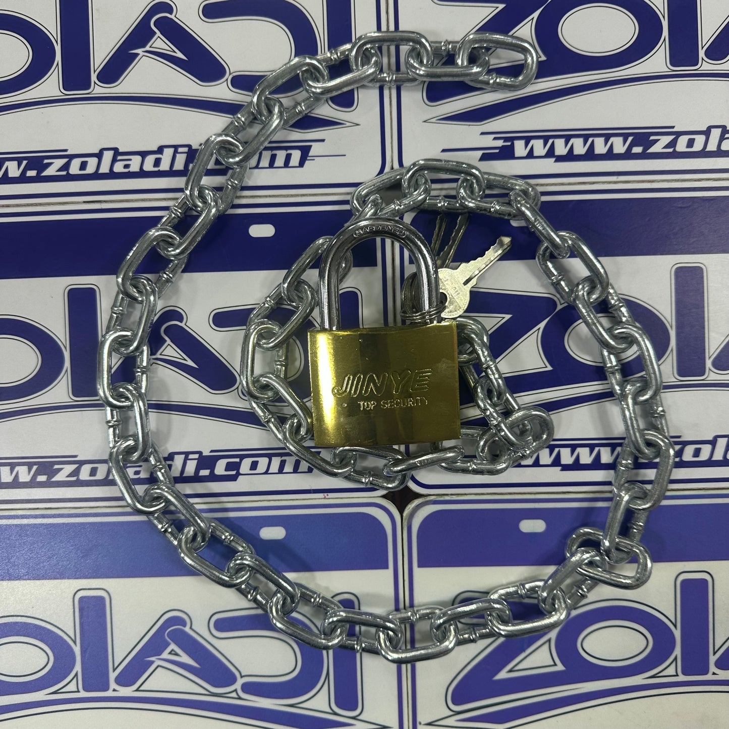 PACK DE SEGURIDAD - CADENA 1M GRUESA Y CANDADO 63mm