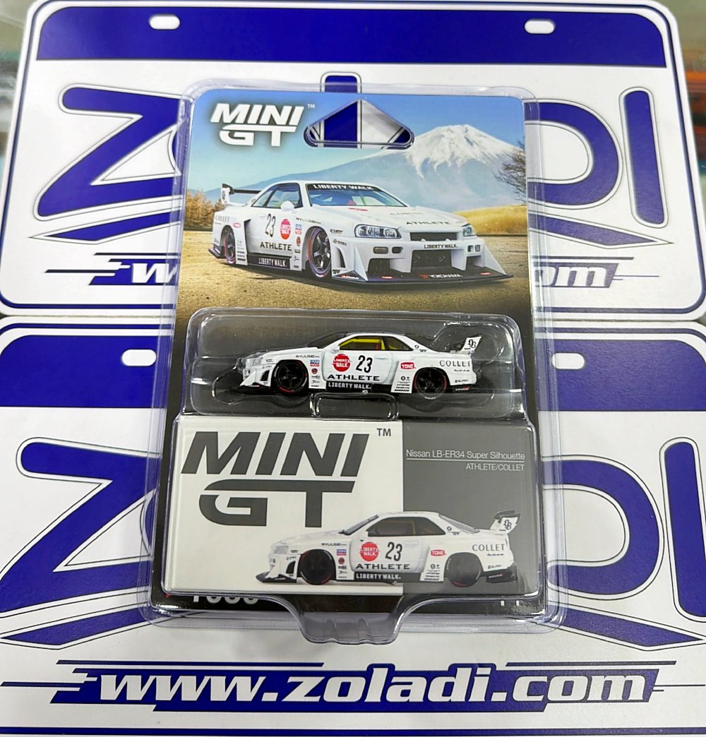 1059 MINIGT NISSAN SKYLINE R34 SUPER SILHOUETTE