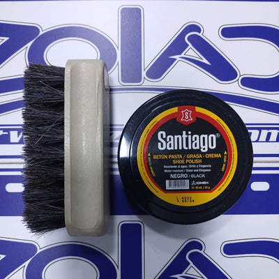 PACK LUSTRADO DE ZAPATO - BETUN Y ESCOBILLA