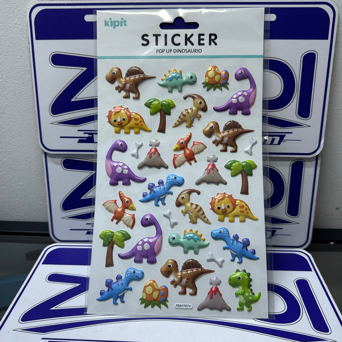 STICKERS POP UP DINOSAURIOS PARA DECORAR Y COLECCIONAR
