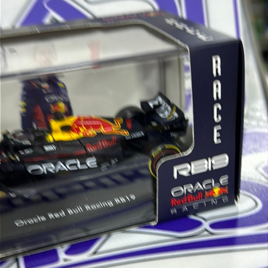 RB19 Max Verstappen #1 Red Bull (CON ACRILICO/SIN CASCO) 2023
