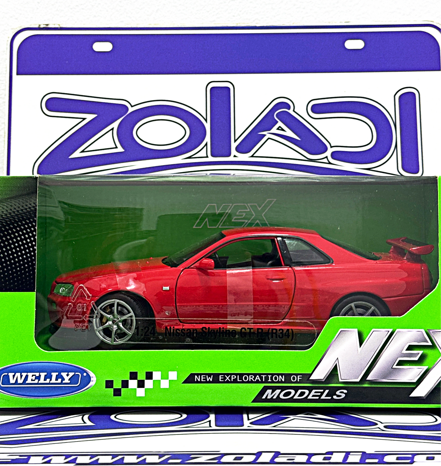 24108 NISSAN SKYLINE GTR R34 1/24 WELLY