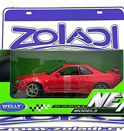 24108 NISSAN SKYLINE GTR R34 1/24 WELLY