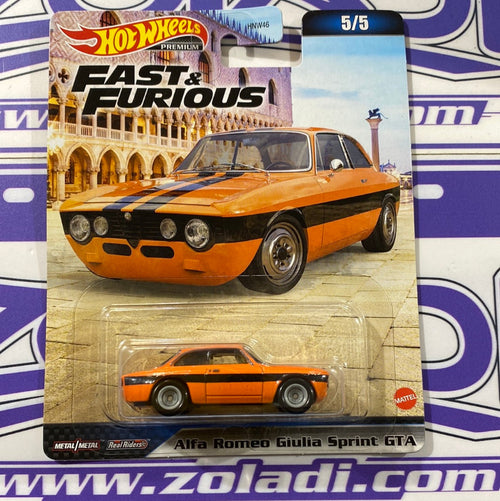 ALFA ROMEO GIULIA SPRINT - Hot Wheels Premium - Zoladi Perú