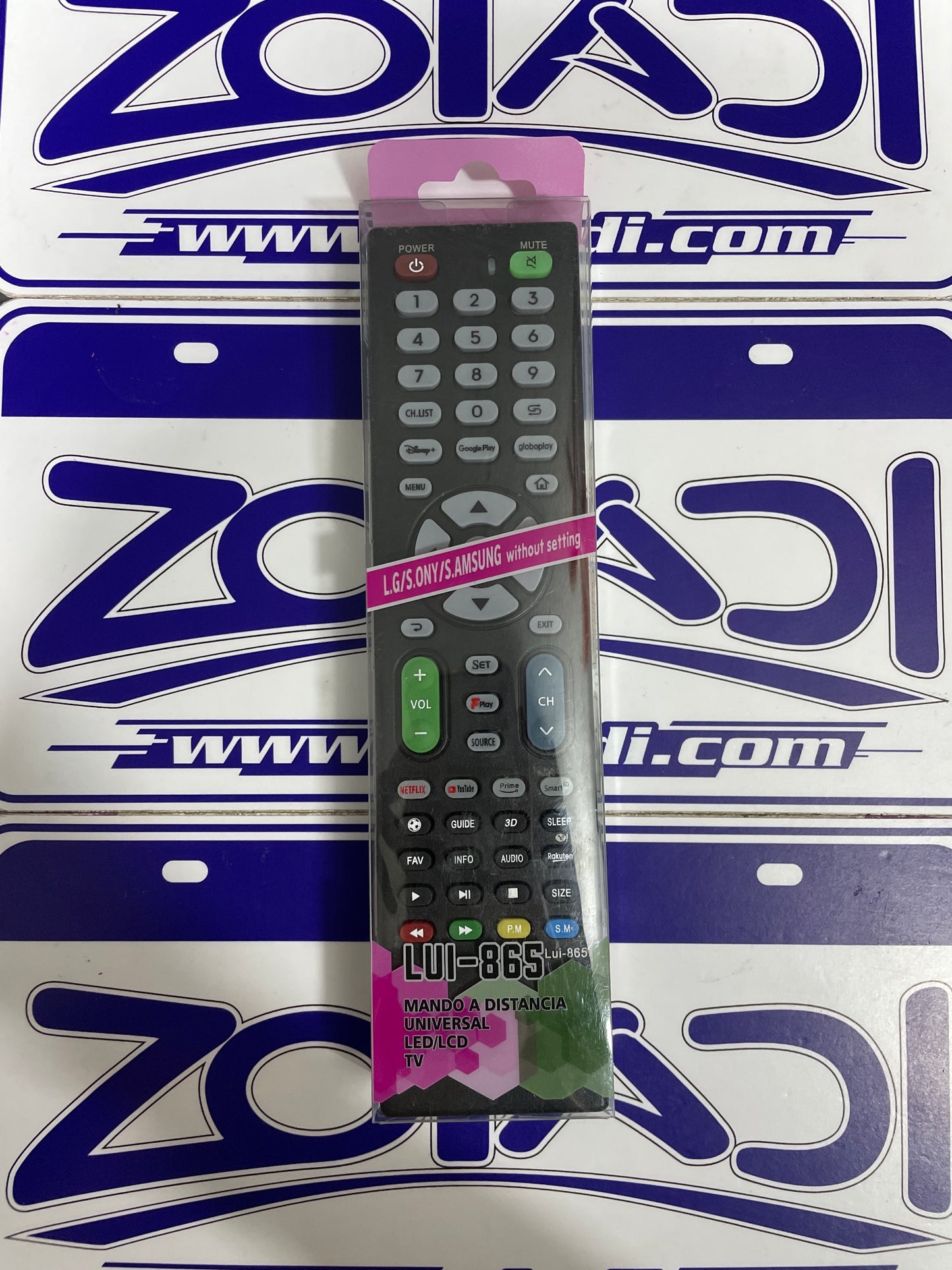 CONTROL REMOTO UNIVERSAL PARA TELEVISIÓN