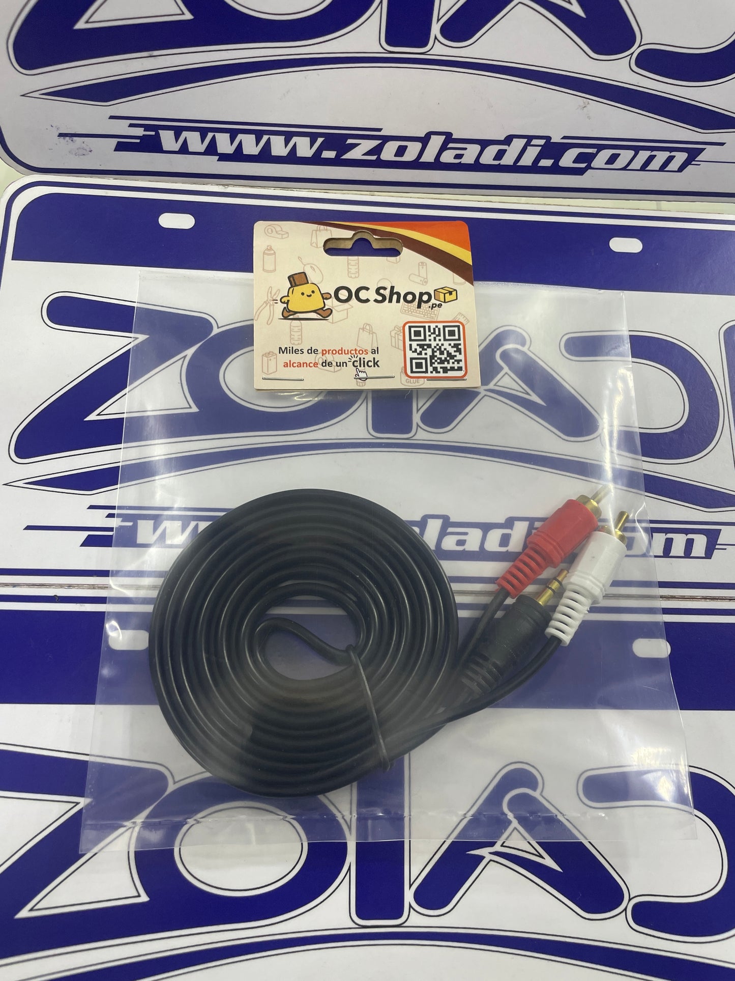 CABLE DE AUDIO 3.5MM A 2RCA