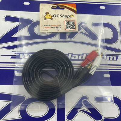 CABLE DE AUDIO 3.5MM A 2RCA - paruro - Zoladi Perú