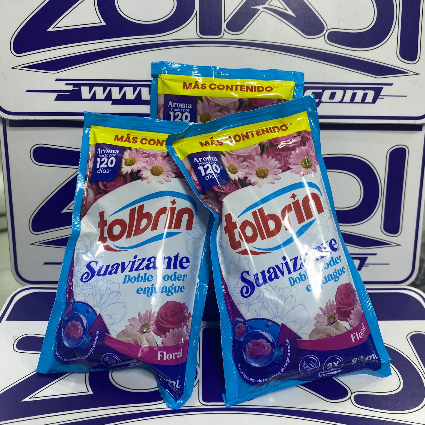 3 SUAVIZANTES AROMA FLORAL 90ml