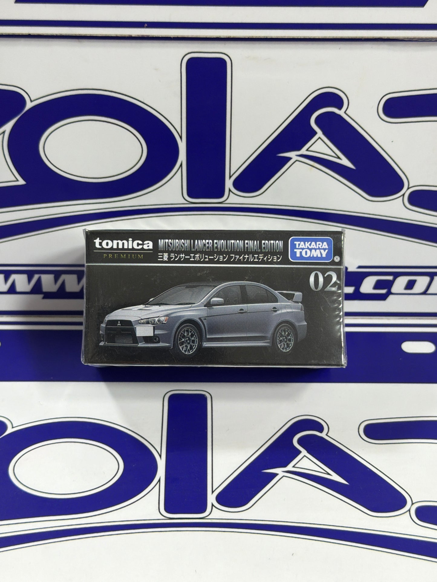 02 MITSUBISHI LANCER EVOLUTION FINAL EDITION TOMICA PREMIUM