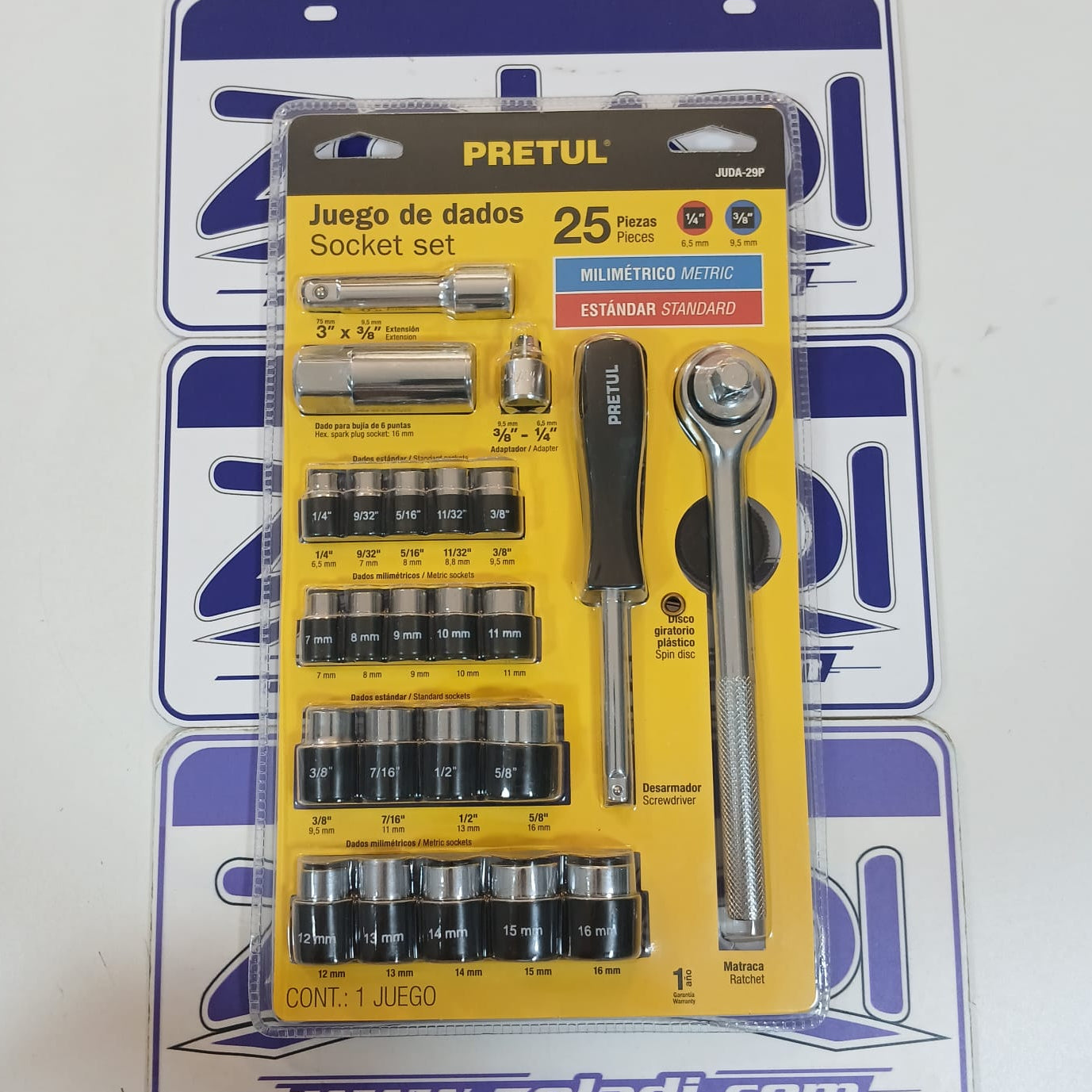 JUEGO DE LLAVES CON RATCHET-RACHI