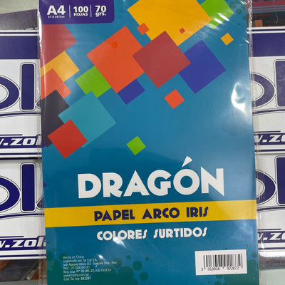 BLOCK DE PAPEL ARCO IRIS DRAGON