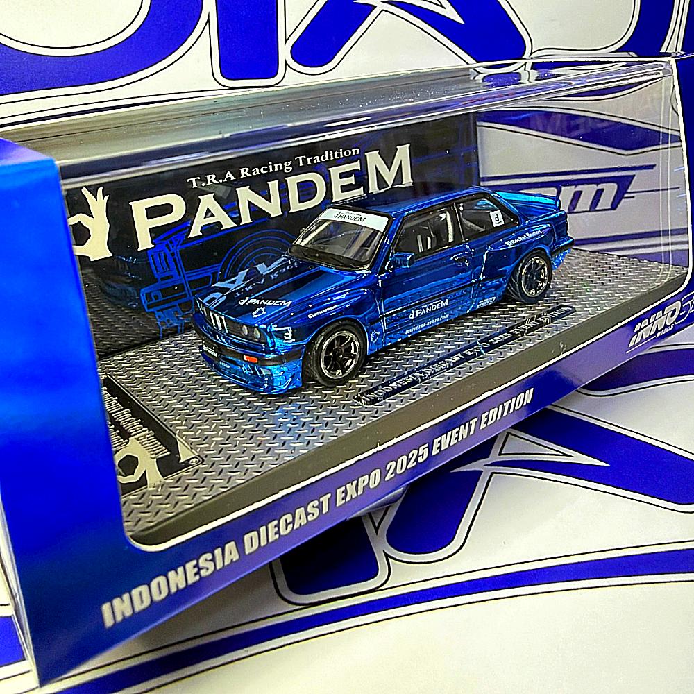 INNO64 BMW E30 PANDEM ROCKET BUNNY WIDEBODY EDICION ESPECIAL EXPO INDONESIA 2025