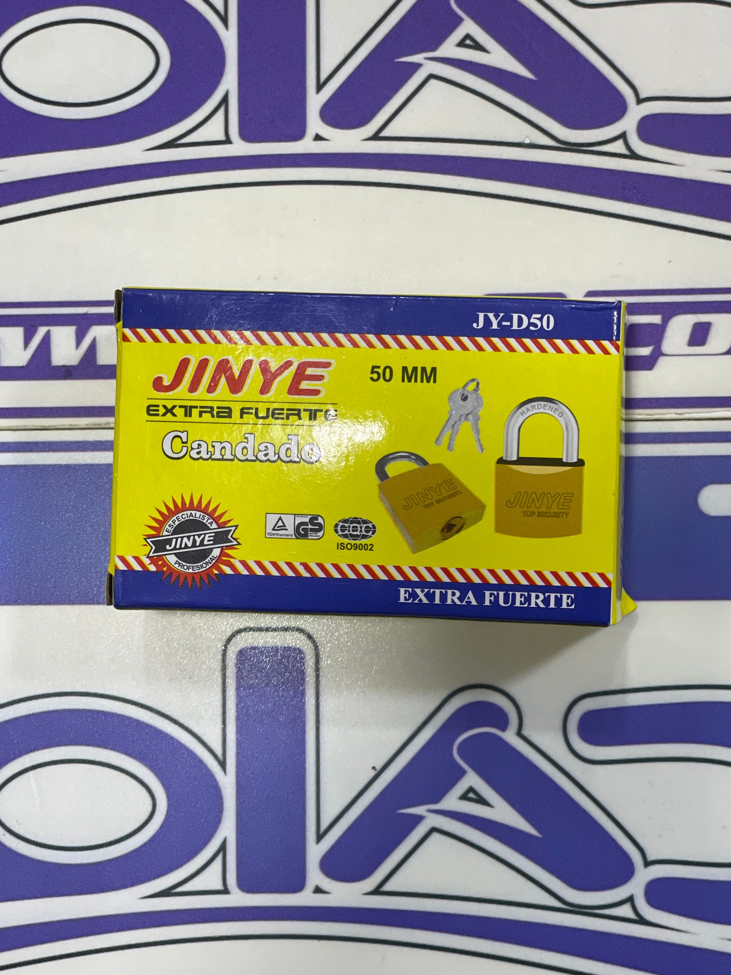 CANDADO EXTRA FUERTE 50MM JINYE