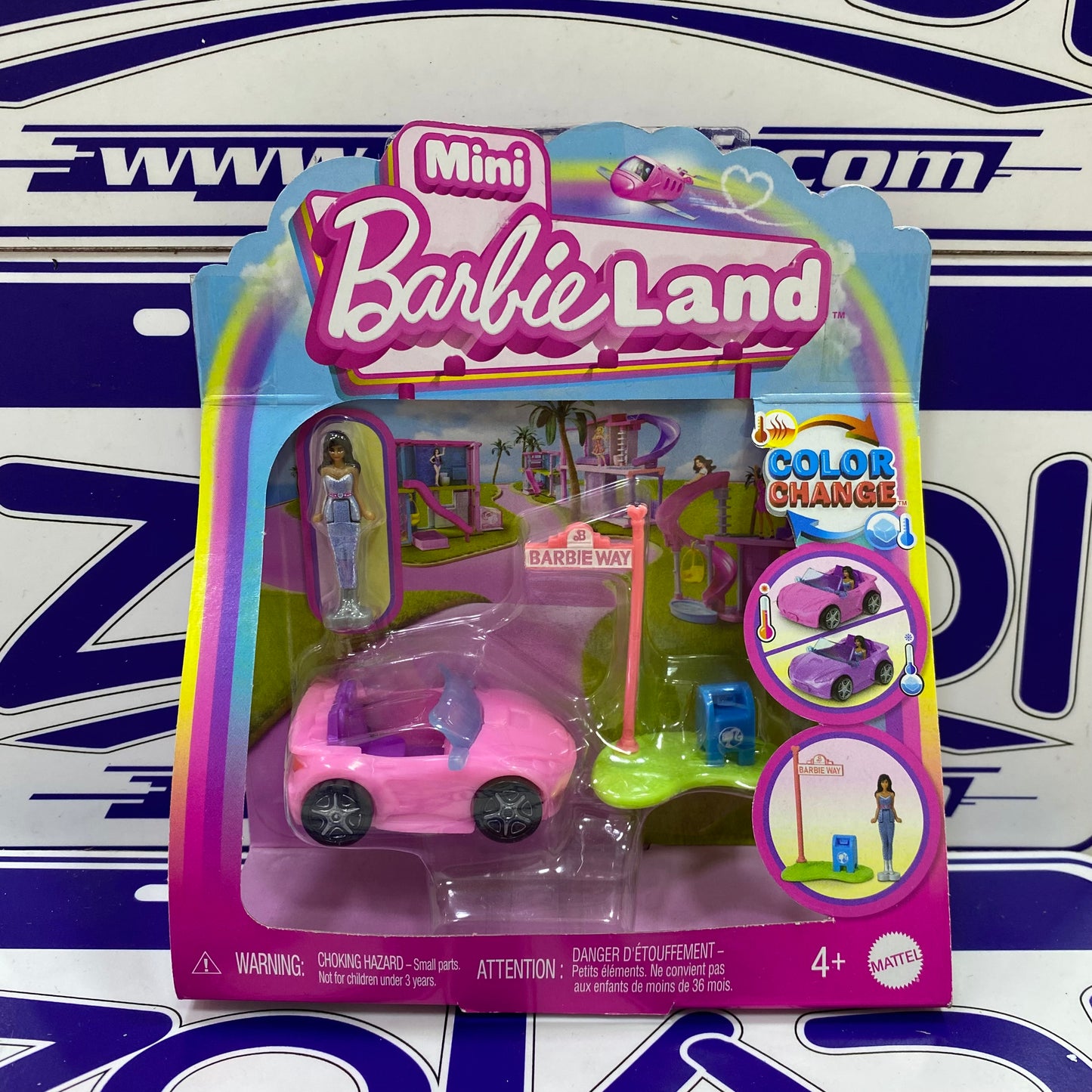 MINI BARBIE LAND CARRO CONVERTIBLE DE PASEO BARBIE