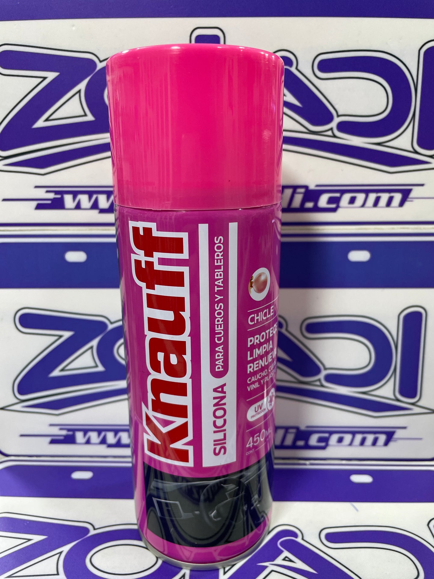 SILICONA PARA CUEROS Y TABLEROS 450ml