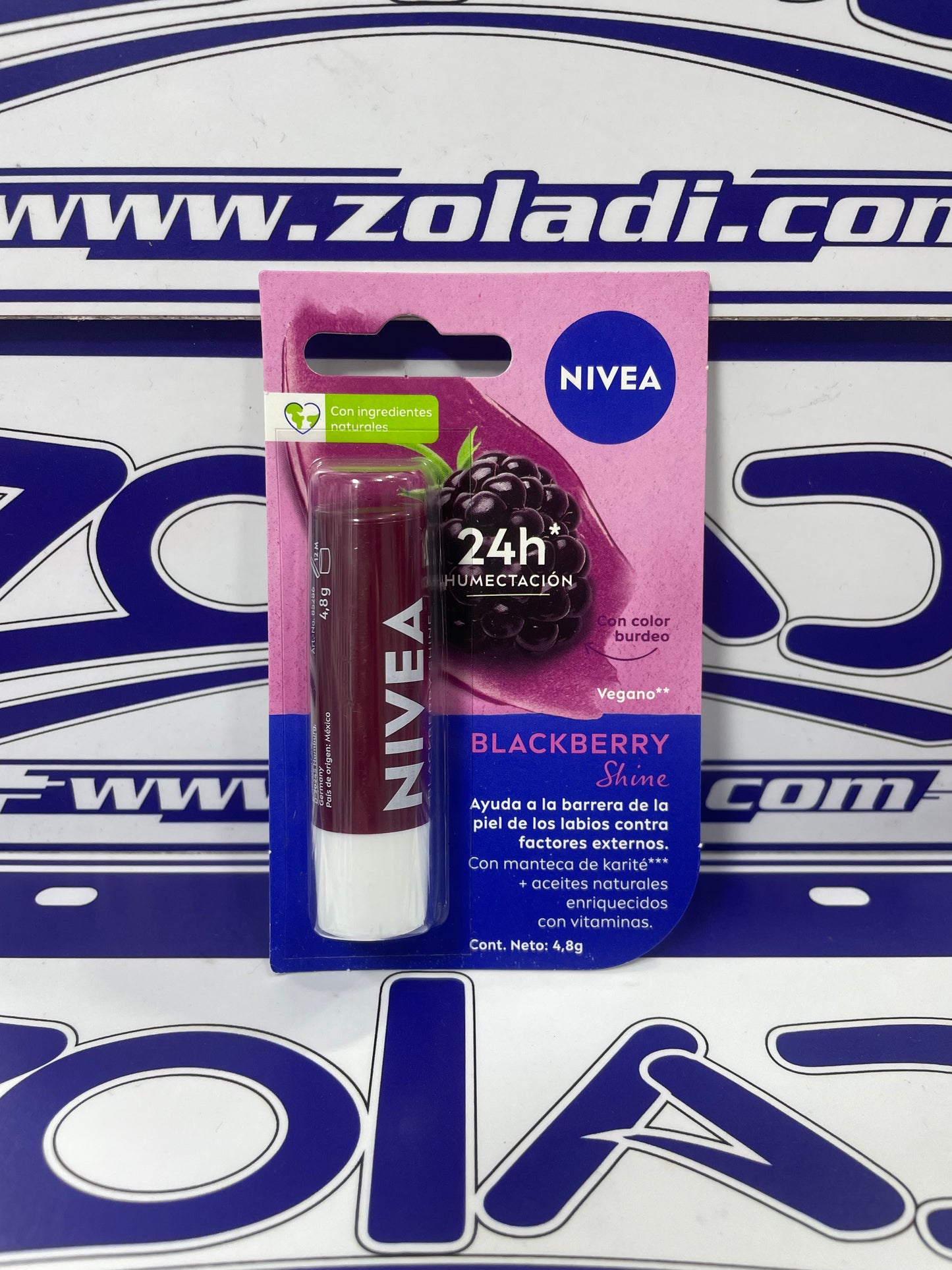 BALSAMO LABIAL NÍVEA HIDRATANTE 24H