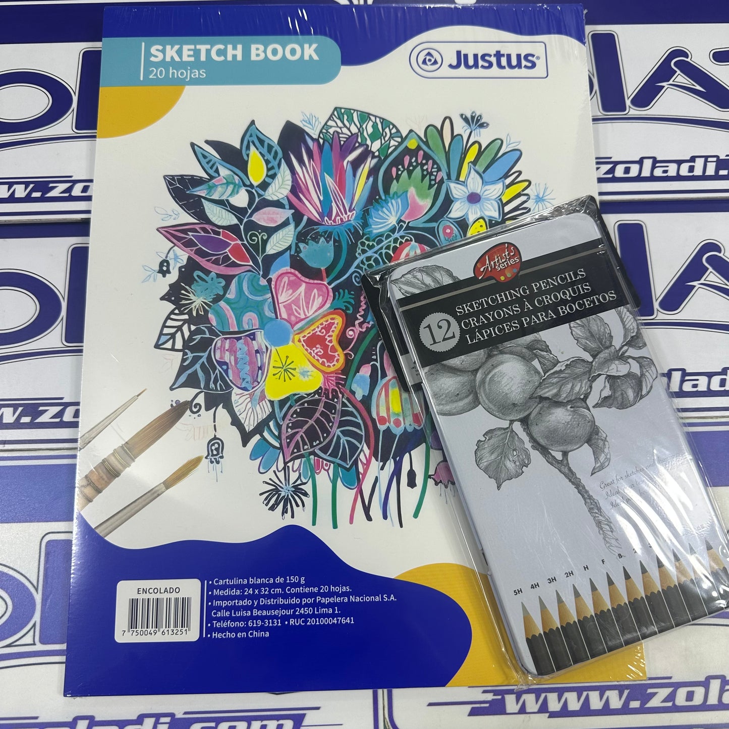 PACK PARA DIBUJANTE - LAPICES PARA BOCETOS Y BLOCK PARA DIBUJO