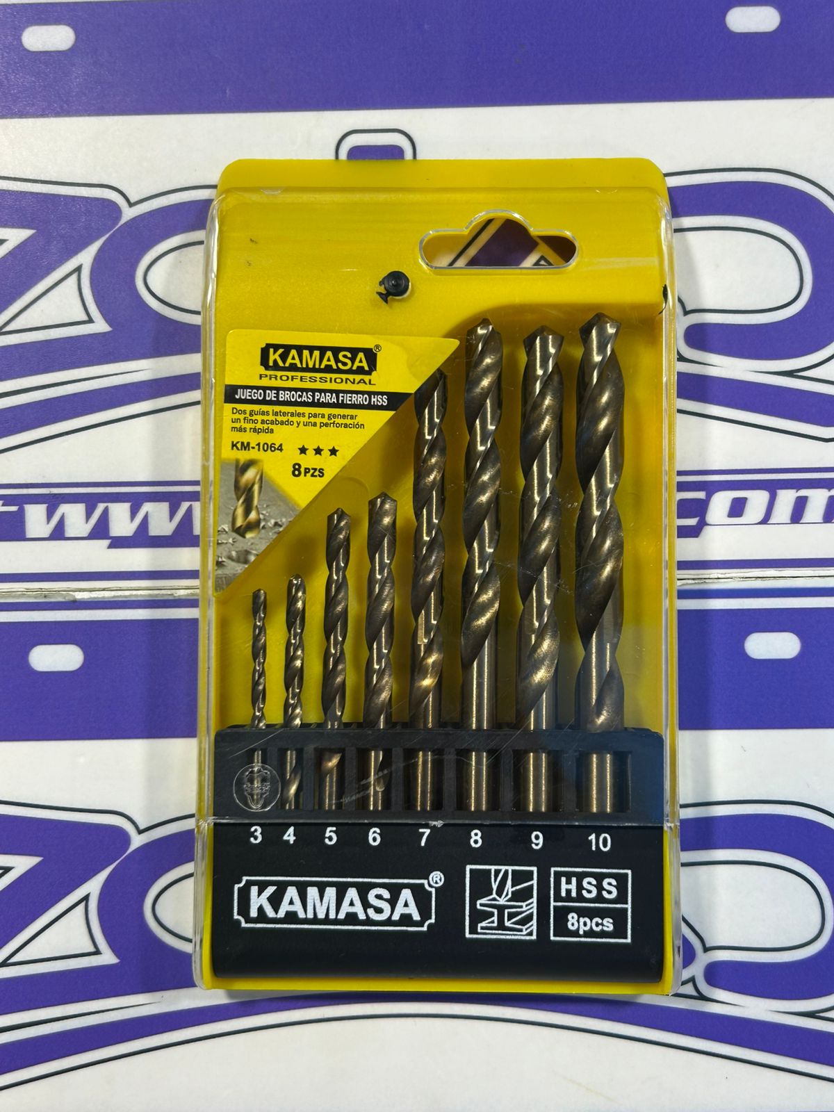 JUEGO DE BROCAS PARA FIERRO