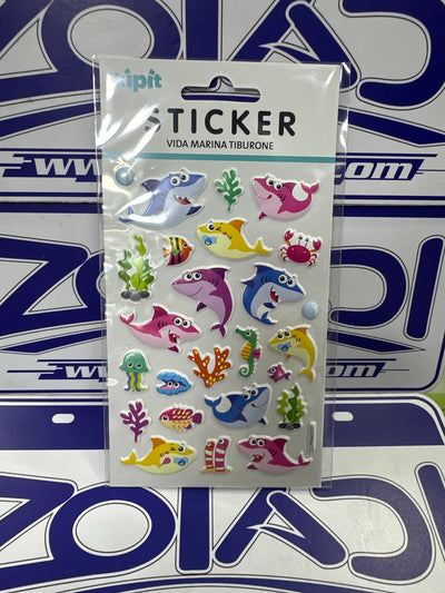 STICKER TIBURÓN