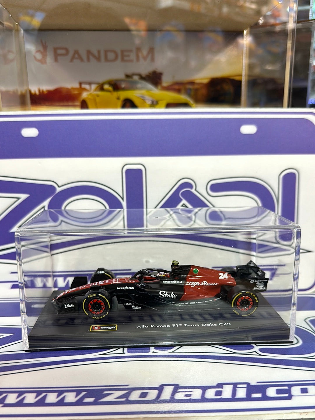 2023 F1 C43 #24 Zhou Guanyu W/Helmet