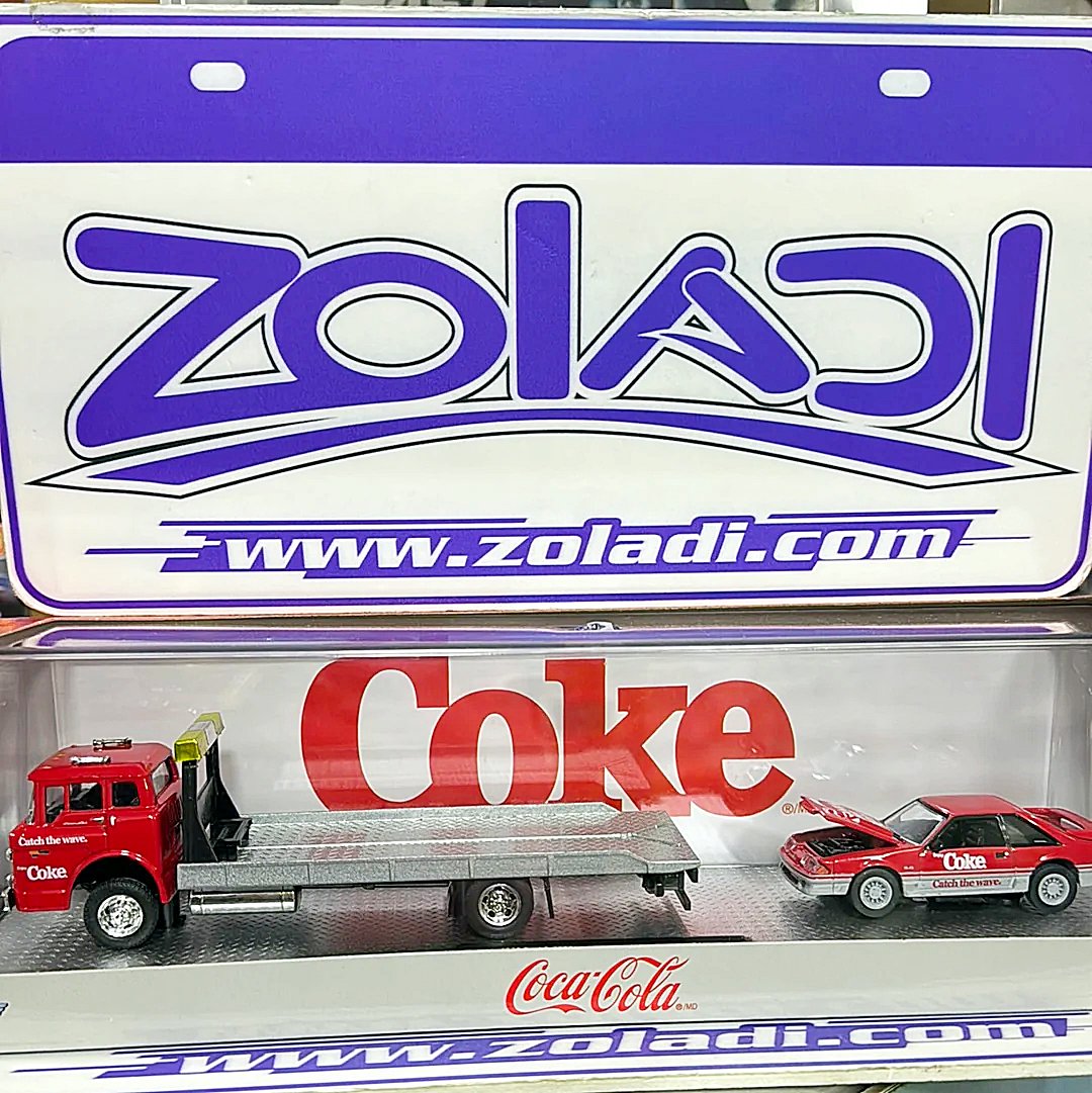 Coca Cola Coke Zoladi Camion Mustang ford
