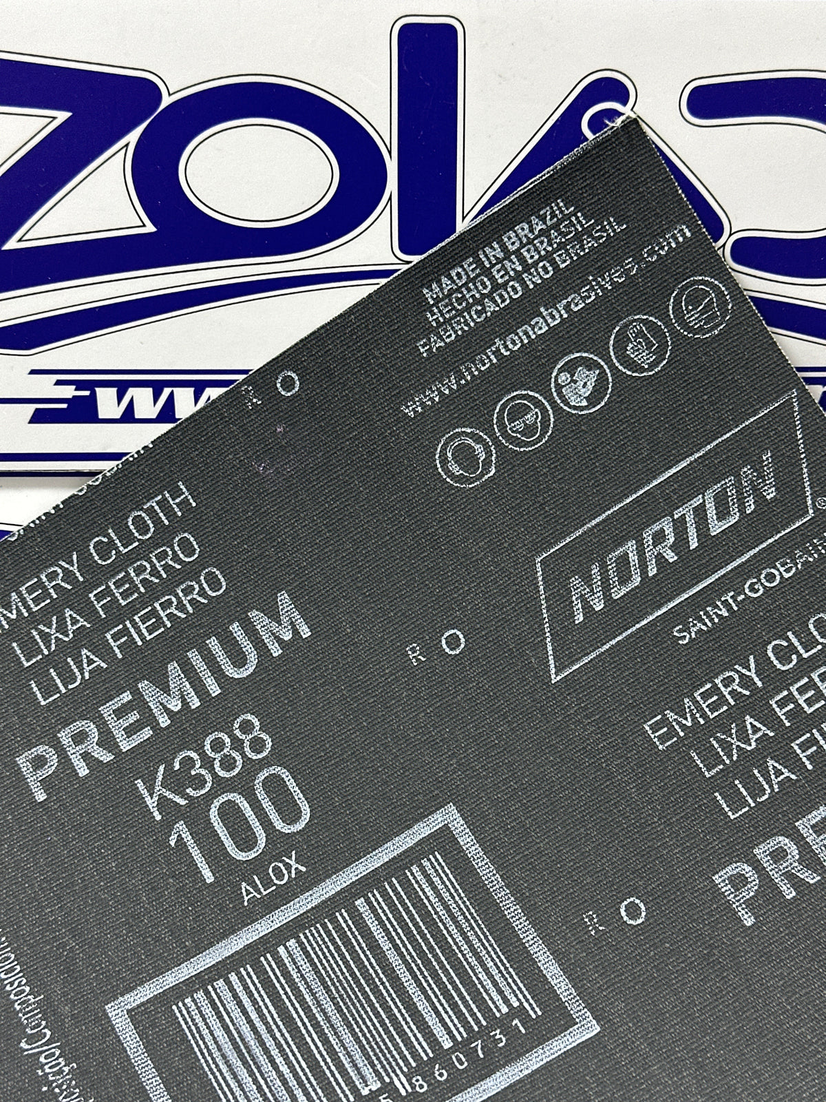 LIJA DE FERRO PREMIUM GRADO 100 NORTON