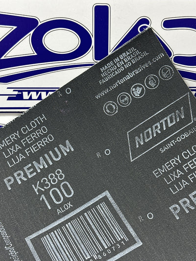 LIJA DE FERRO PREMIUM GRADO 100 NORTON