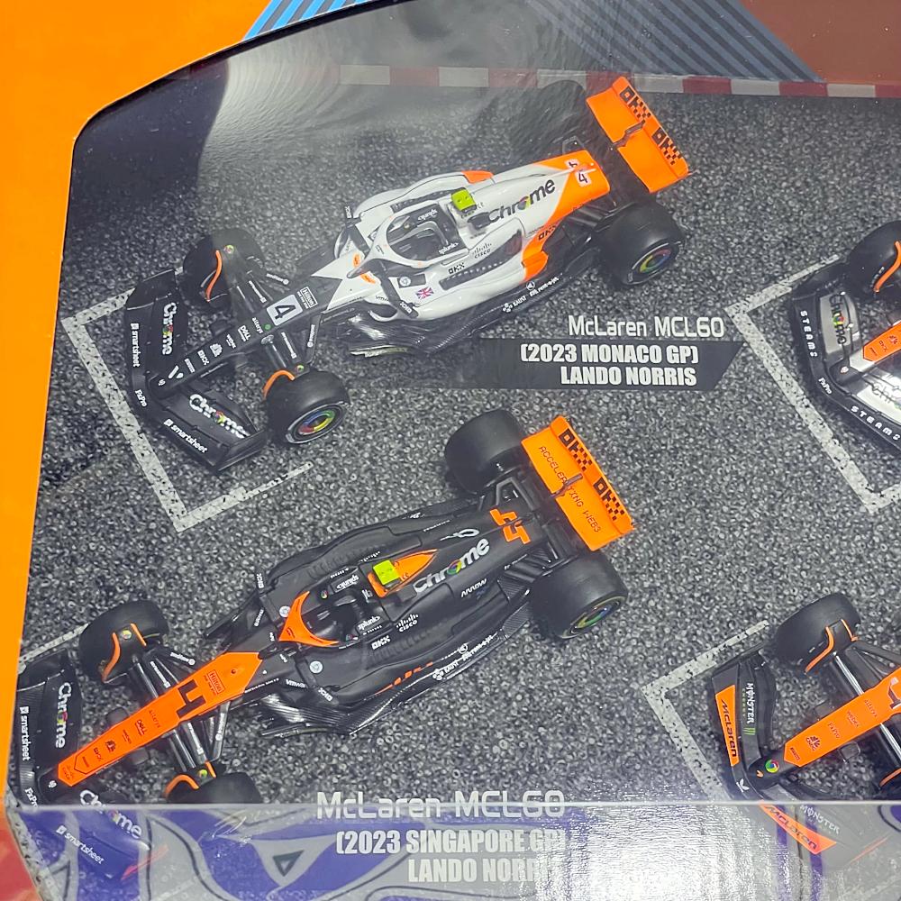 1/43 PACK FÓRMULA 1 MCLAREN LANDO NORRIS #4