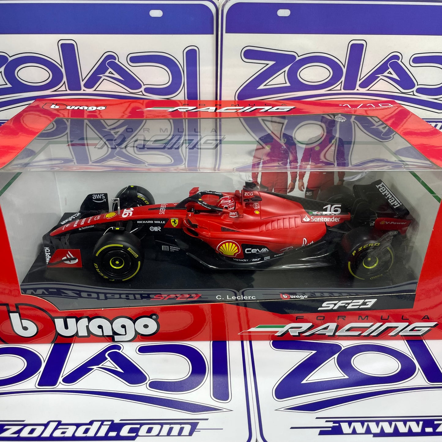 16812 1/18 LECLERC SF23 #16 F1 FERRARI BURAGO
