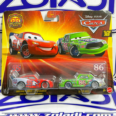 JDH47 LIGHTNING MCQUEEN RAYO MCQUEEN Y CHICK HICKS CARS