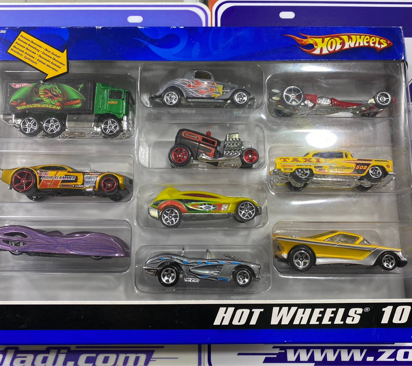 74299 PACK HOTWHEELS 10