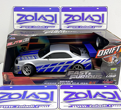 35744 BRIAN NISSAN SKYLINE GTR34 FAST&FURIOUS CONTROL REMOTO