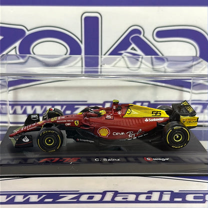 F1-75 Italian GP C Sainz #55 Ferrari (WITH ACRYLIC/WITH HELMET) 2022
