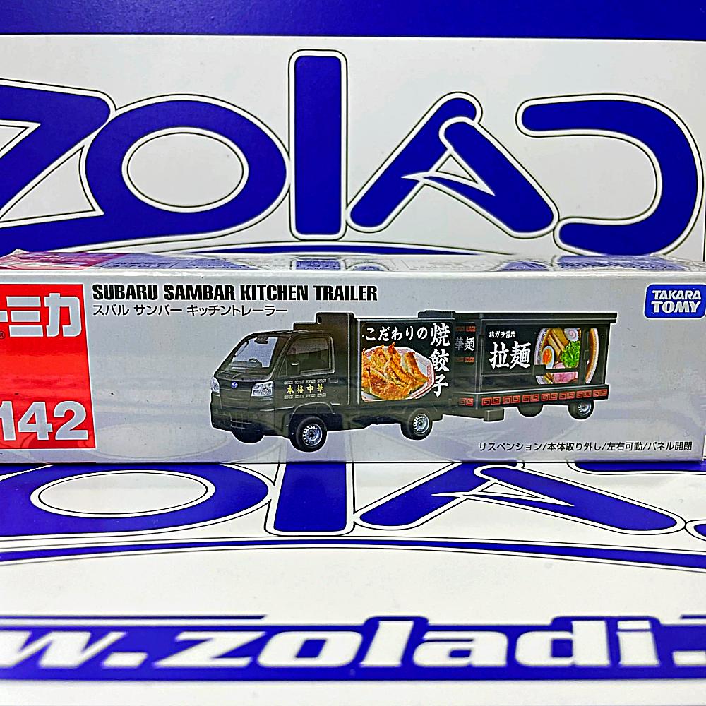 TOMICA SUBARU SAMBAR KITCHEN TRAILER