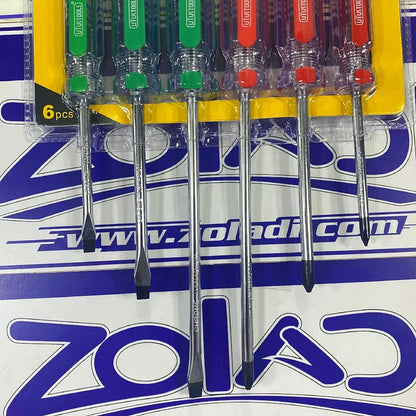 JUEGO DE DESTORNILLADORES DE 6 PIEZAS