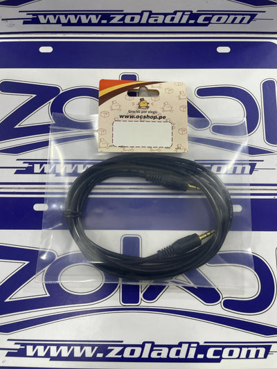 CABLE DE AUDIO JACK 1/4 A MINI PLUG 1.8MT - paruro - Zoladi Perú