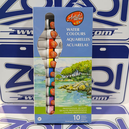 Pinturas Acuarelas 10 Colores