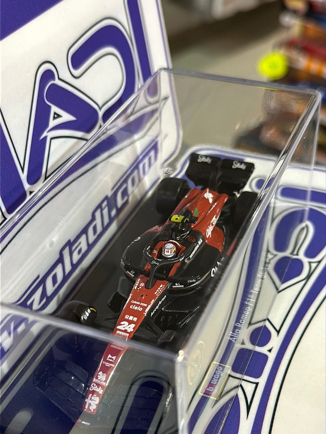 2023 F1 C43 #24 Zhou Guanyu W/Helmet