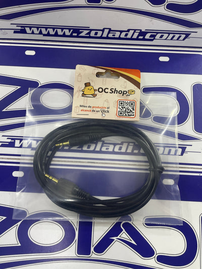 CABLE DE AUDIO JACK 1/4 A MINI PLUG 1.8MT paruro disponible en Zoladi Lima