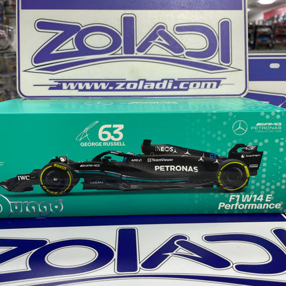 02508 MERCEDES AMG F1 W14 #63 GEORGE RUSSELL 1/24 BUGAGO