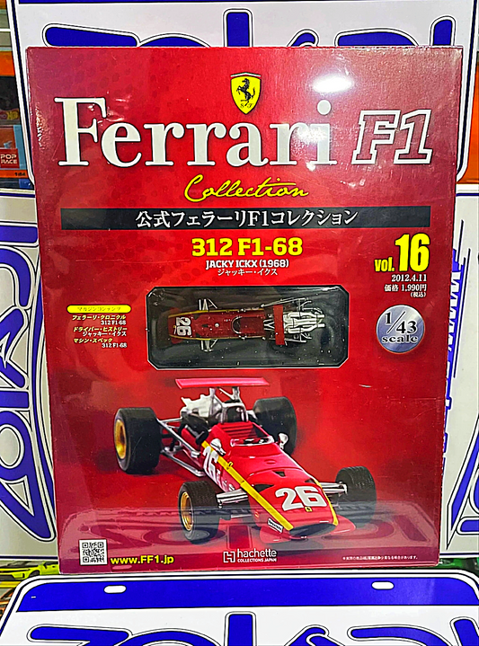 01895 1/43 FERRARI F1 312 F1-68 #26 JACKY ICKX 1968